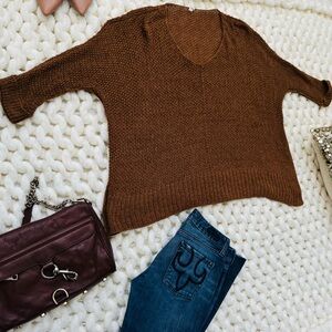 Brown Knit Sweater